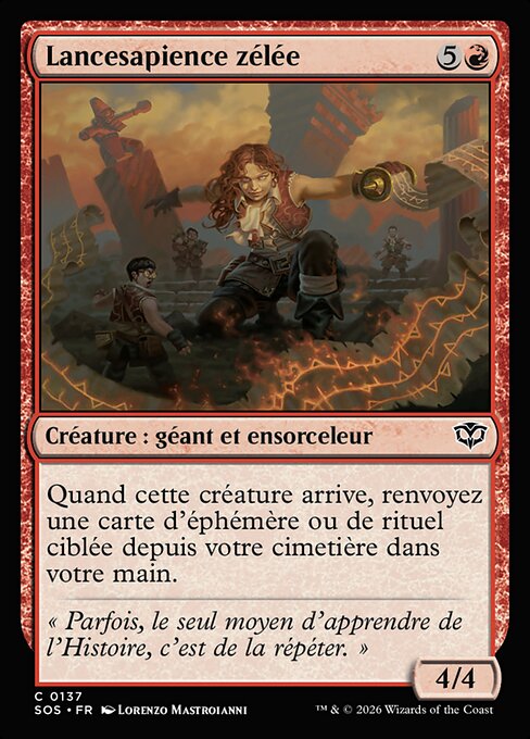 Zealous Lorecaster