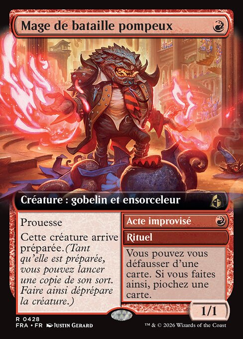 Pompous Battlemage // Improvised Act
