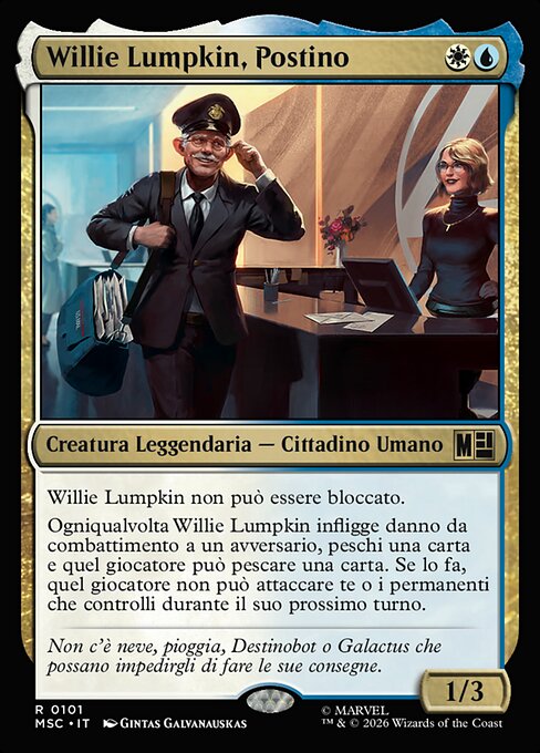 Willie Lumpkin, Postman