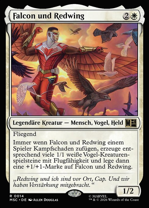 Falcon and Redwing