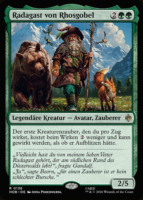 Radagast of Rhosgobel
