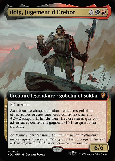 Bolg, Erebor's Reckoning