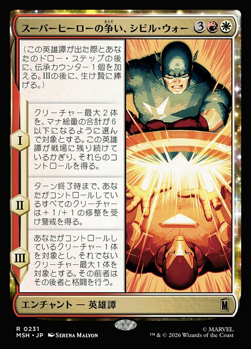 The Super Hero Civil War