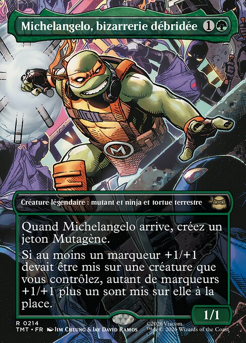 Michelangelo, Weirdness to 11