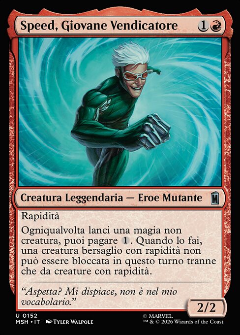 Speed, Young Avenger