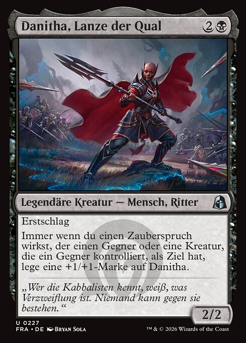 Danitha, Spear of Agony
