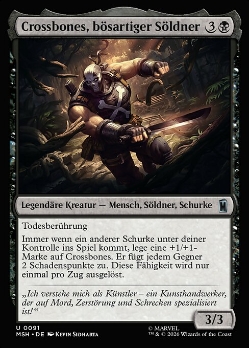 Crossbones, Malicious Mercenary