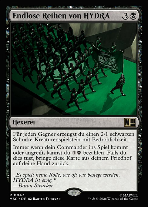 Endless Ranks of HYDRA