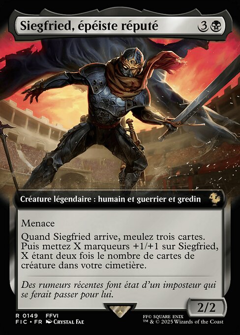 Siegfried, Famed Swordsman