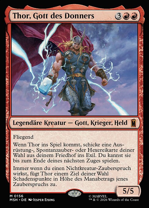 Thor, God of Thunder