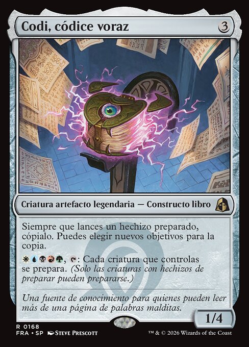 Codie, Ravenous Codex