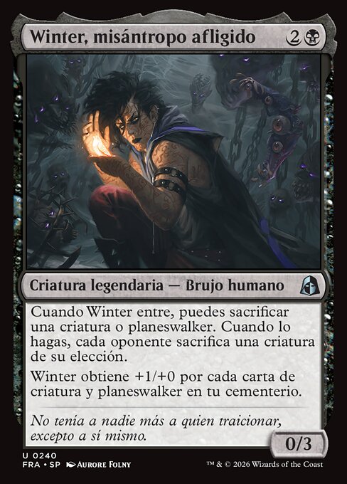 Winter, Tormented Loner