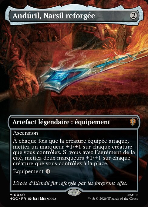 Andúril, Narsil Reforged