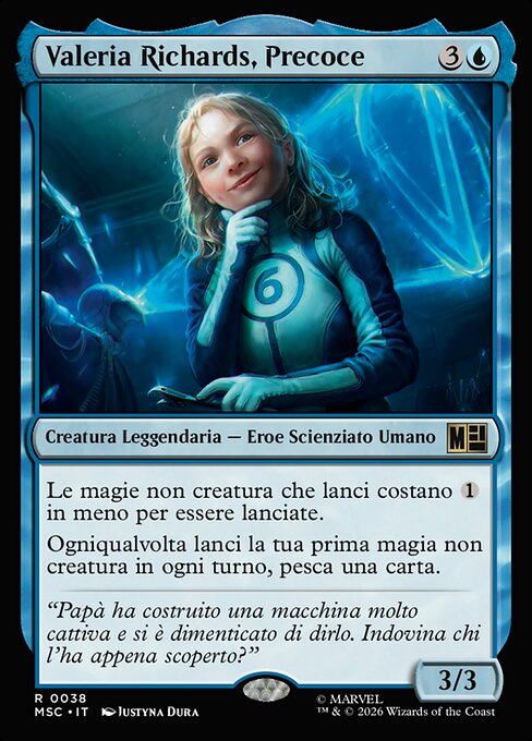 Valeria Richards, Precocious