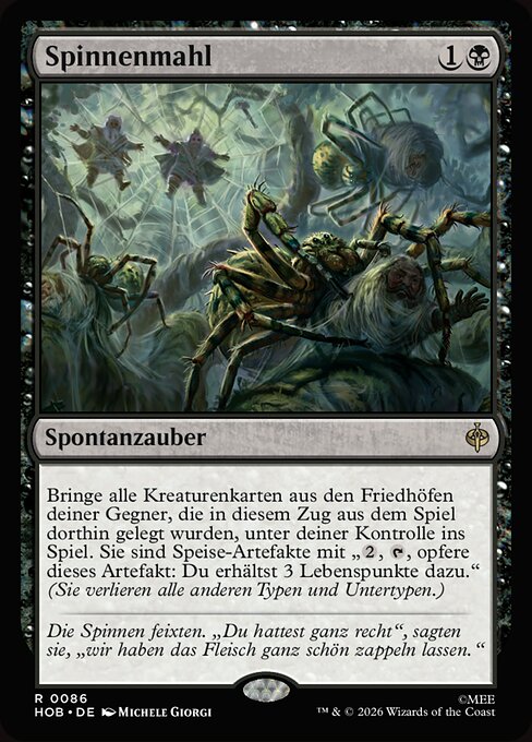 Supper for Spiders