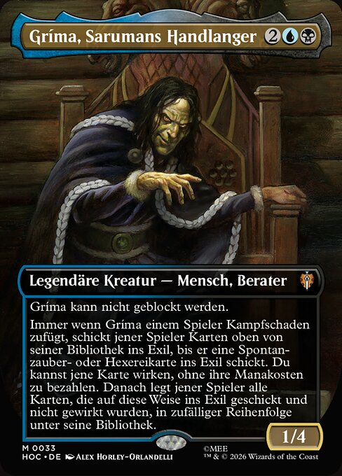 Gríma, Saruman's Footman