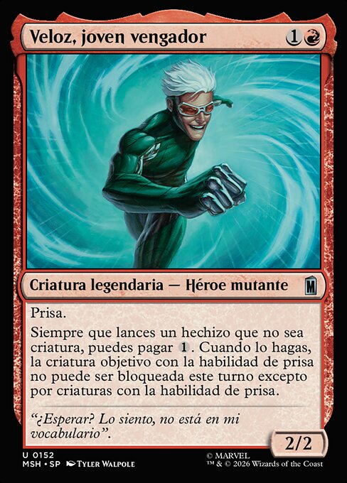 Speed, Young Avenger