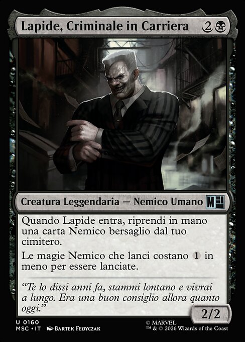 Tombstone, Career Criminal