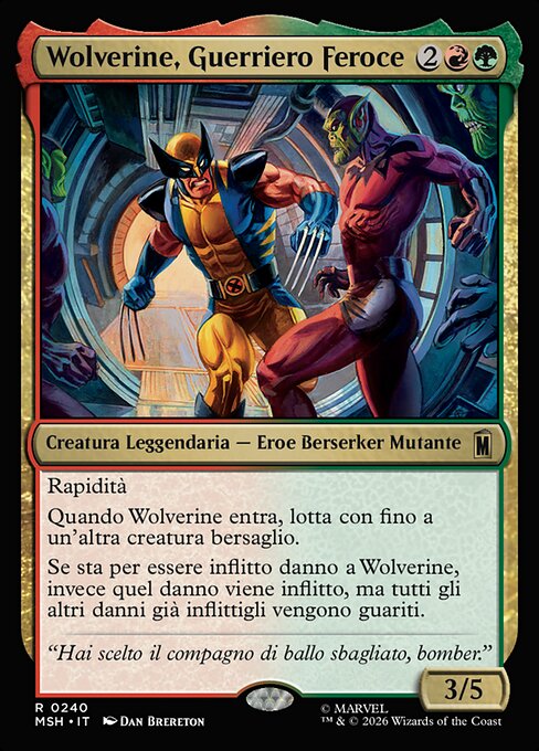 Wolverine, Fierce Fighter