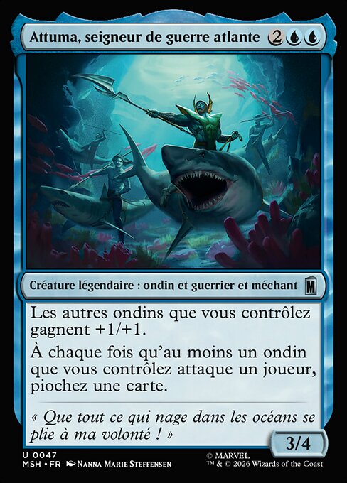 Attuma, Atlantean Warlord