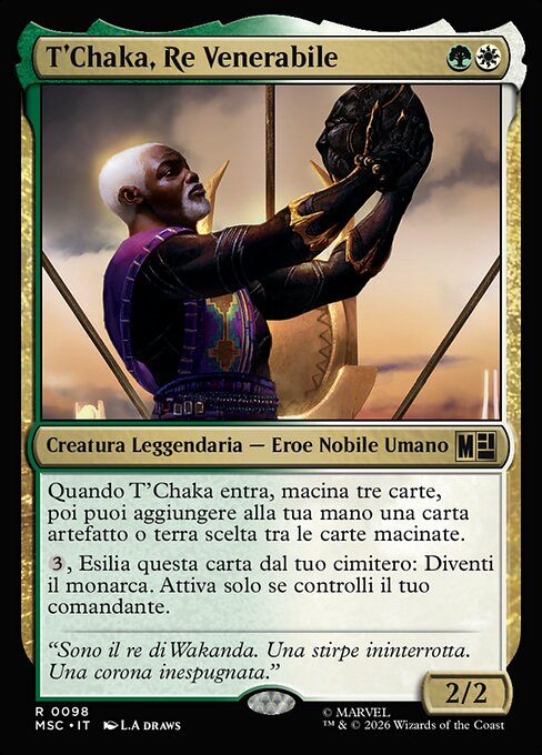 T'Chaka, Venerable King