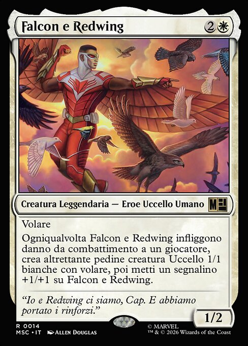 Falcon and Redwing