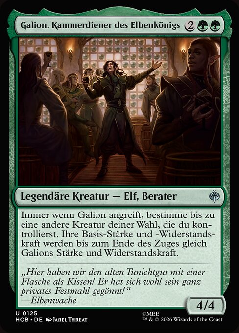 Galion, Elvenking's Butler