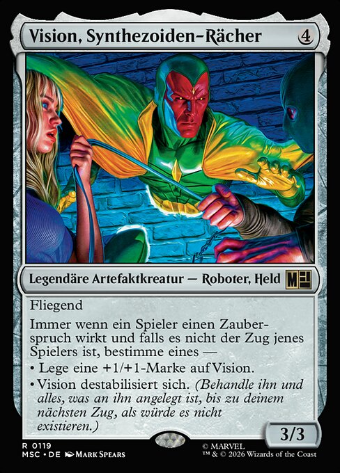 Vision, Synthezoid Avenger