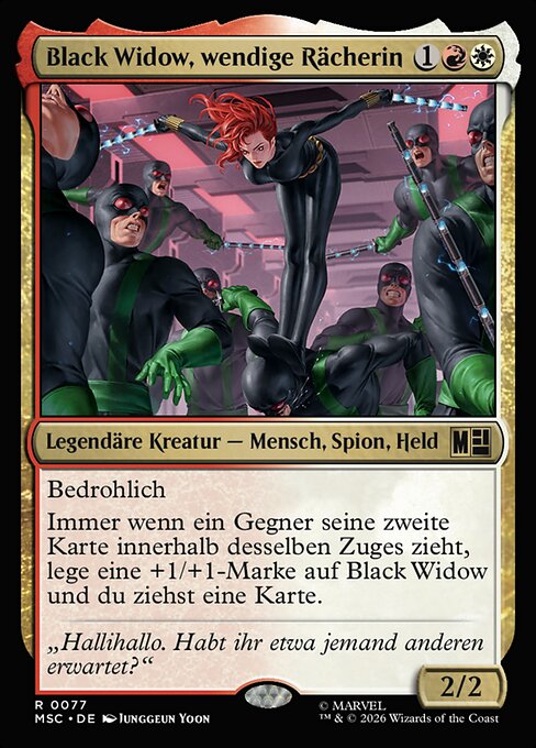 Black Widow, Agile Avenger