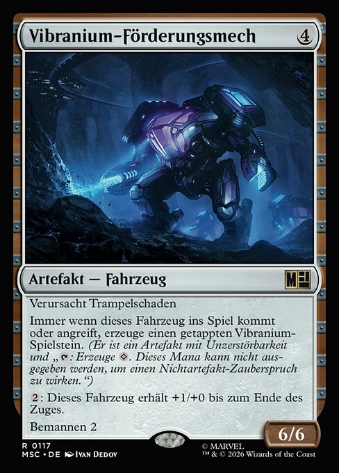 Vibranium Mining Mech