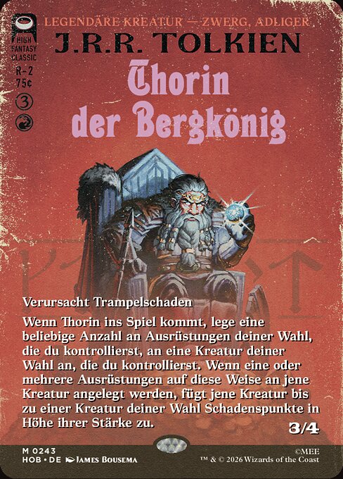 Thorin, Mountain-king