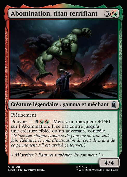 Abomination, Terrifying Titan