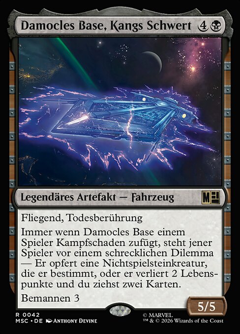Damocles Base, Sword of Kang