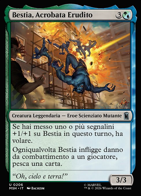 Beast, Erudite Aerialist