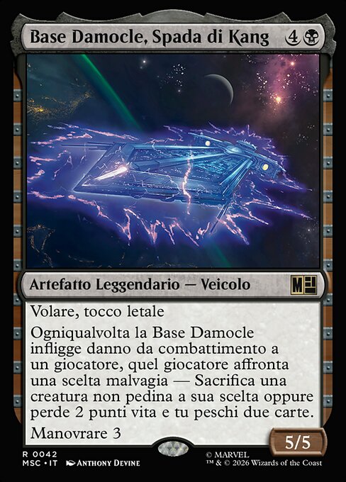 Damocles Base, Sword of Kang