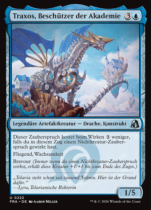Traxos, Academy Guardian