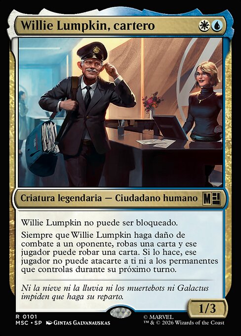 Willie Lumpkin, Postman