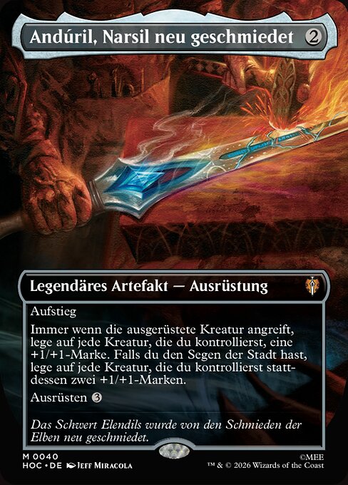 Andúril, Narsil Reforged