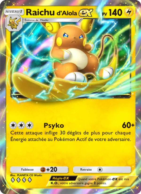 Raichu d’Alola-ex