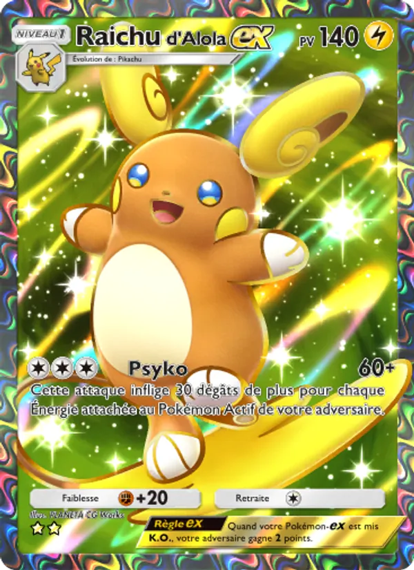 Raichu d’Alola-ex